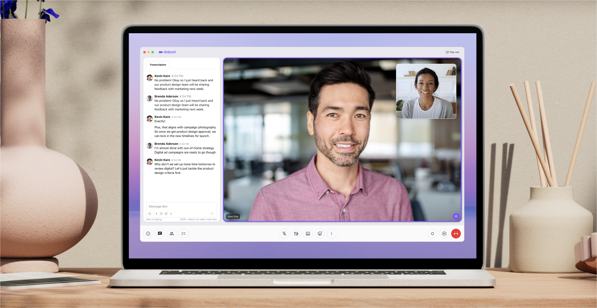 screenshot of Dialpad AI Meetings